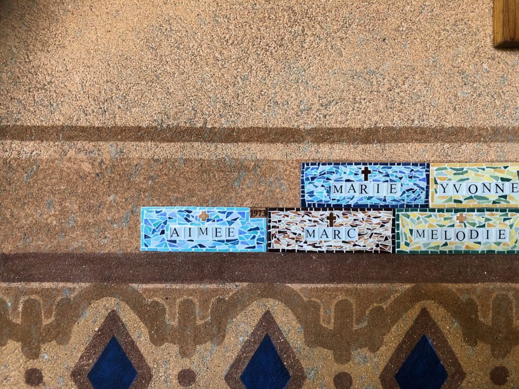 Plaques de tout-petits morts avant la naissance
